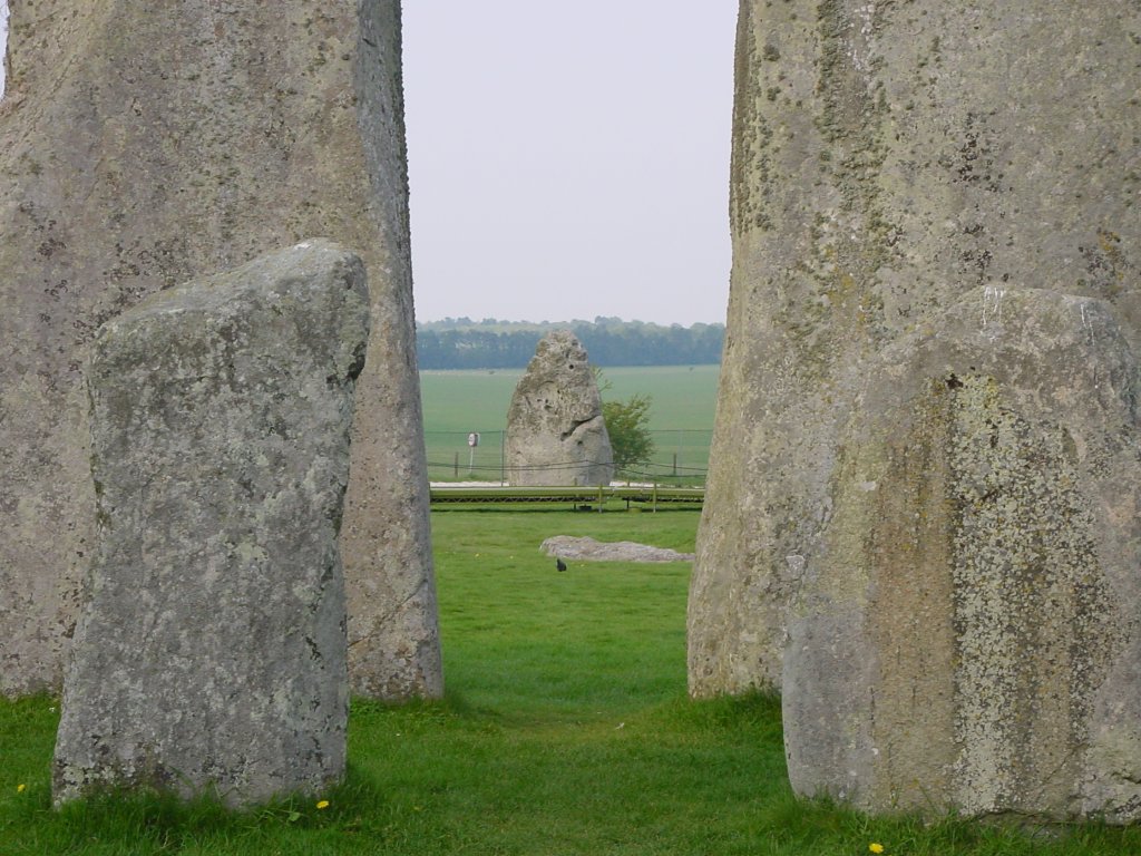 Stone Henge: view over heel stone